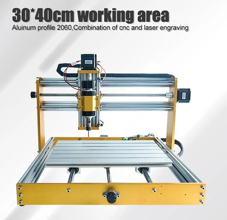 3040 Router Gold 300W 500W CNC Metal Engraving Machine for Stone