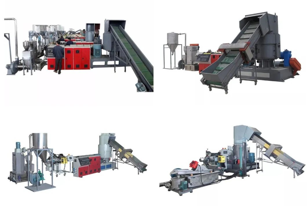 Best Quality Single Screw Plastic Film Woven Bag Recycling Extruder Granulator Machine with CE/ISO/TUV/BV Certificates