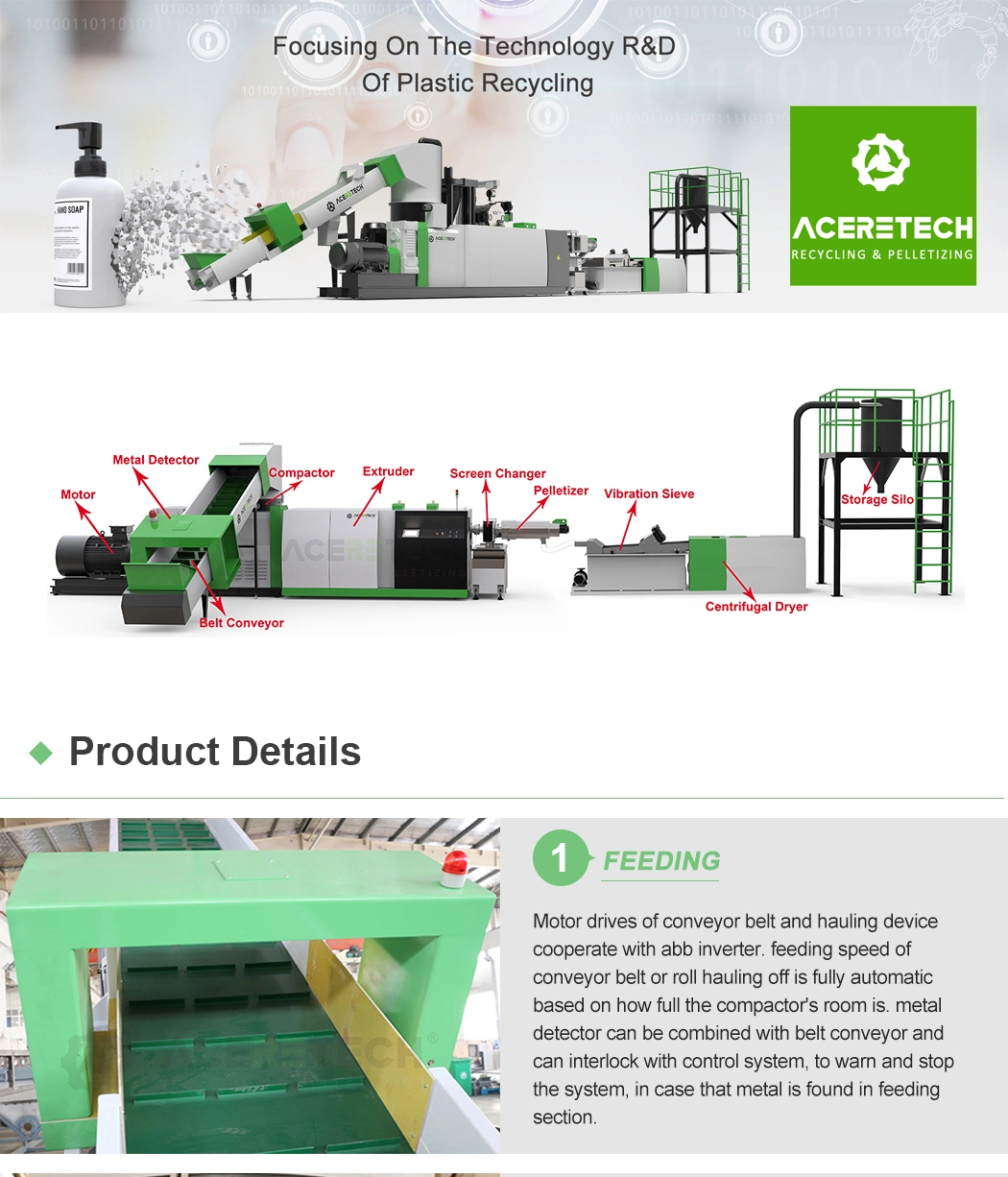 Private Label Plastic Recycling Extruder Machine