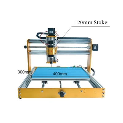 3040 Router Gold 300W 500W Máquina de gravação de metal CNC para pedra